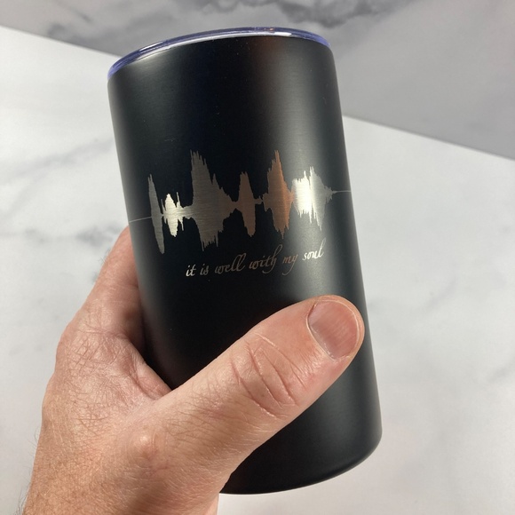 It Is Well With My Soul Soundwave 12oz Tumbler - Picture 2 of 4